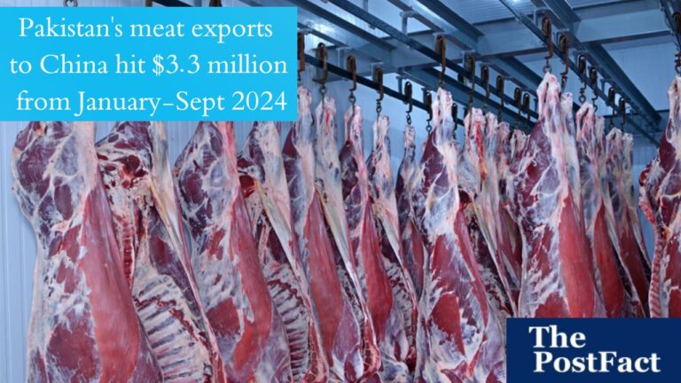 Pakistan Meat Exports to China Hit $3.3 Million in the First Nine Months of 2024