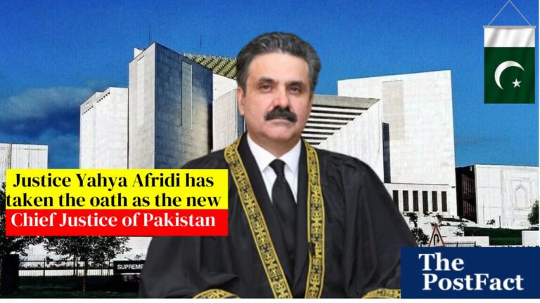 Justice Yahya Afridi Takes Oath As the New Chief Justice of Pakistan